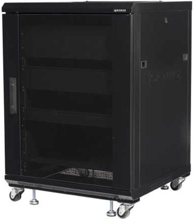 Sanus® Component Series Black 15U Component Rack-2