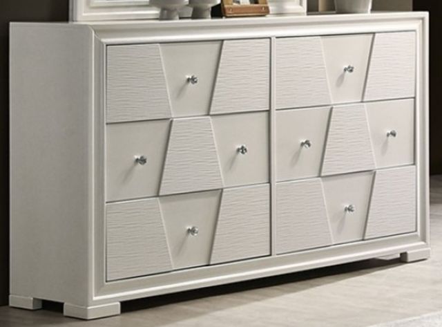 Furniture of America® Holsted White Dresser-0