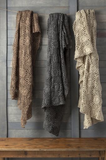 Surya Teresa Charcoal 50"x60" Throw Blanket-3