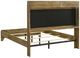 Coaster® Henderson 4-Piece Gray/Medium Oak Eastern King Panel Bedroom Set-2