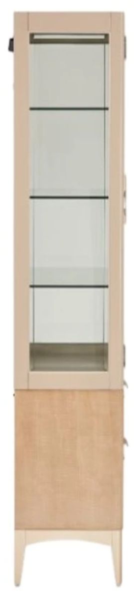 Michael Amini® Malibu Crest Blush/Chardonnay Display Cabinet -4