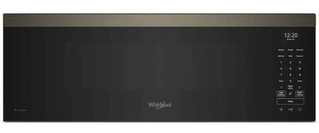 Whirlpool® 1.1 Cu. Ft. Black Stainless Over The Range Microwave-0