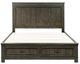 Liberty Furniture Thornwood Hills 3-Piece Rock Beaten Brown with Saw Cuts Queen Storage Panel Bedroom Set-2