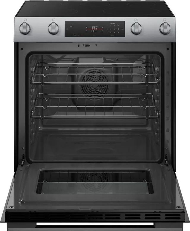 Bosch 100 Series 30" Stainless Steel Slide In Electric Range -11