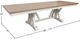 Parker House® Americana Modern Weathered Natural Dining Trestle Table with Cotton Base-3