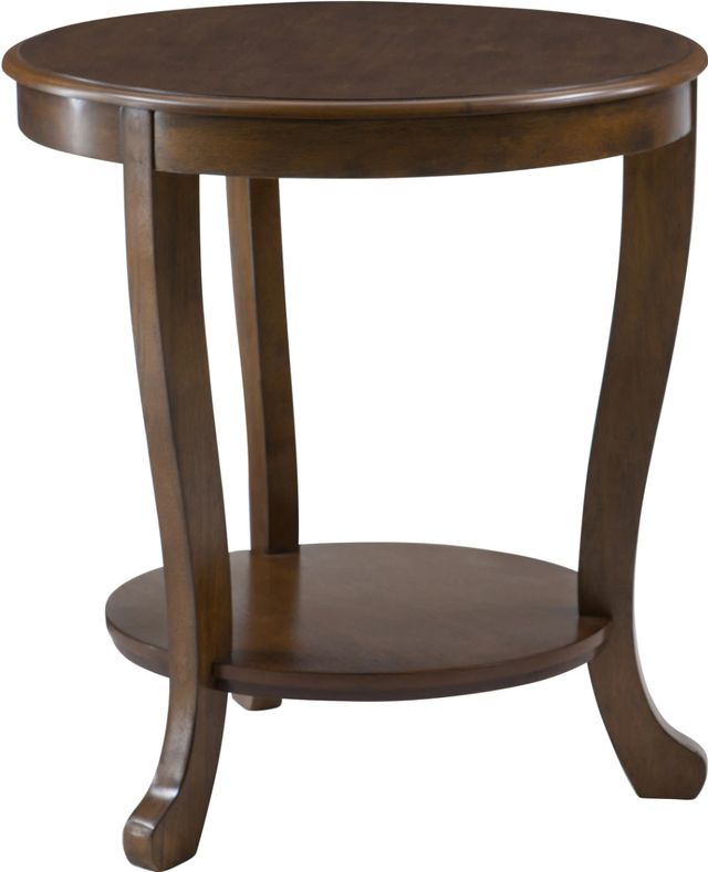 Powell® Marissa Hazelnut Brown Accent Side Table-0