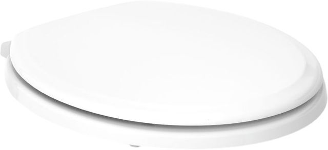 KOHLER® Ridgewood® White Quiet-Close™ Round-Front Toilet Seat-0