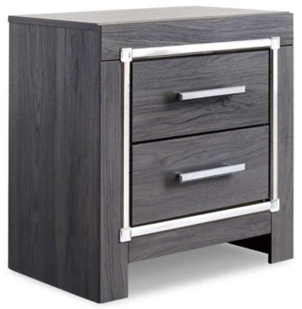 Signature Design by Ashley® Lodanna 5-Piece Gray Queen Panel Storage Bed Set-4
