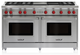 Wolf® 60" Stainless Steel Pro Style Natural Gas Range-0
