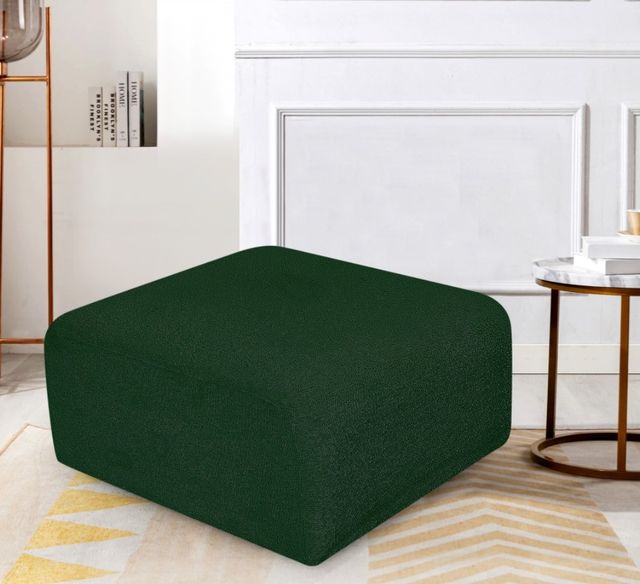 Meridian Furniture Arc Green Ottoman-3