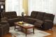 Furniture of America® Haven Dark Brown Manual Reclining Loveseat-1