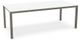 Amisco Customizable Nicholson White Glass Rectangular Table-0