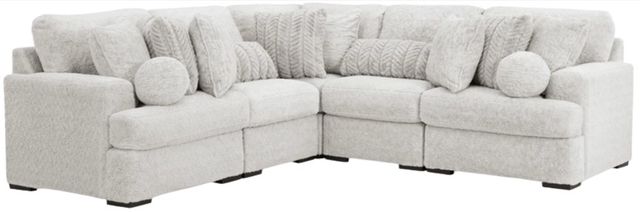 Signature Design by Ashley® Cuddle Plush 5-Piece Arctic Curved Sectional-0