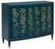 Bassett Mirror Argento Antique Blue Hall Cabinet-0