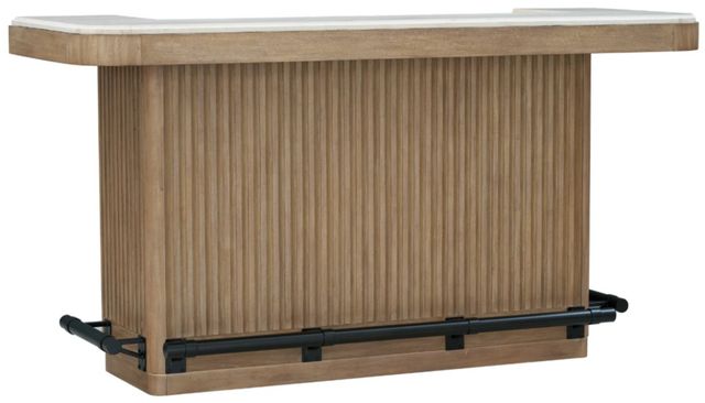 Parker House® Escape Glazed Natural Oak Vanilla Bean Bar Table-2