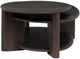 Magnussen Home® Upton Coffee Bean Brown Shaped Cocktail Table-5
