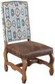 Horizon Home® Taos Brown/Light Blue Dining Side Chair-0