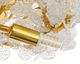 A & B Home Clear/Gold Chandelier-2