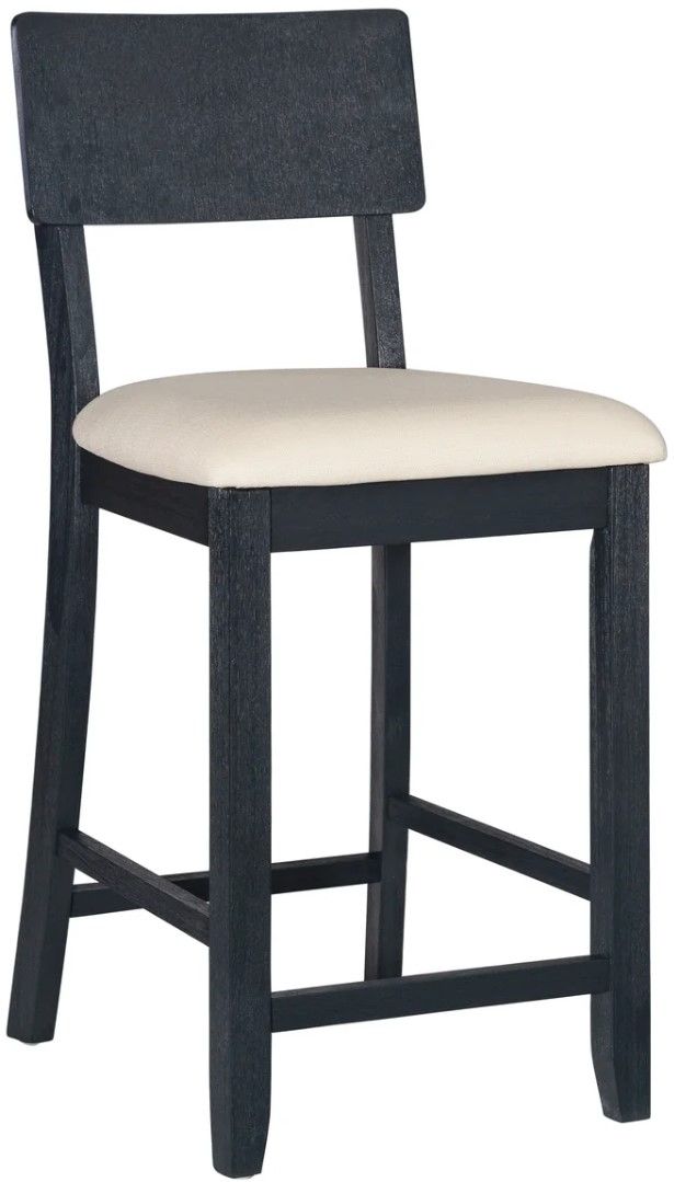 Linon Jordan Dark Charcoal Counter Stool-0