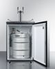 Summit® 5.6 Cu. Ft. Stainless Steel Beer Cooler/Kegerator-3