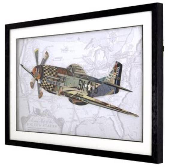 YHD P-51 Mustang Wall Art-1
