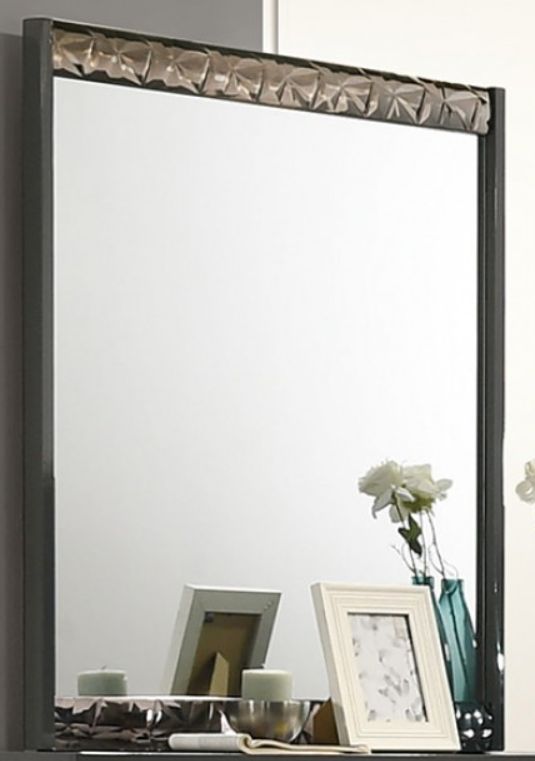 Furniture of America® Hartlepool Ash Gray/Indigo Blue Dresser Mirror-0