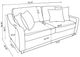 Coaster® Christine 3-Piece Beige Upholstered Sloped Arm Sofa Set-2