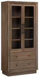 Crestview Carver Stained Brown 3-Shelf Bookcase-0