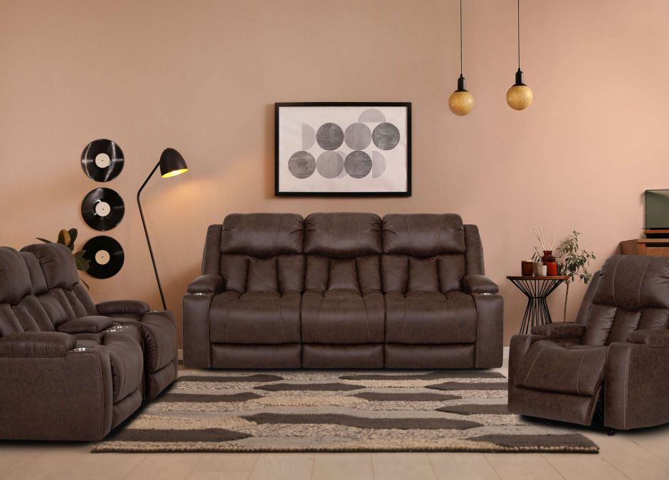 Franklin™ Denali Boswell Espresso Power Reclining Loveseat | Van's