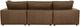 TOV Furniture Cali 4-Piece Brown Modular Sectional-5