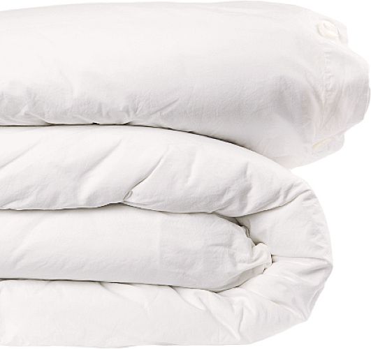 Blu Sleep Linen Paradiso White Queen Duvet Cover-1
