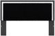 Signature Design by Ashley® Birmonton Black King Upholstered Panel Headboard-1