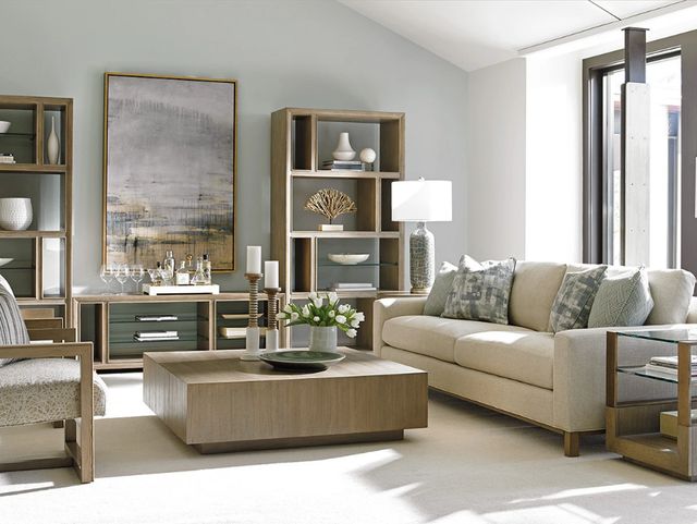 Lexington Home Shadow Play Tatum Gray Elm Cocktail Table-1