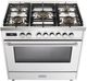 Verona® Ultima 36" White Pro Style Dual Fuel Range-2