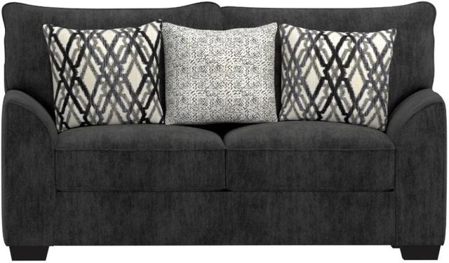 Corinthian Furniture Twilight Coal Loveseat-0