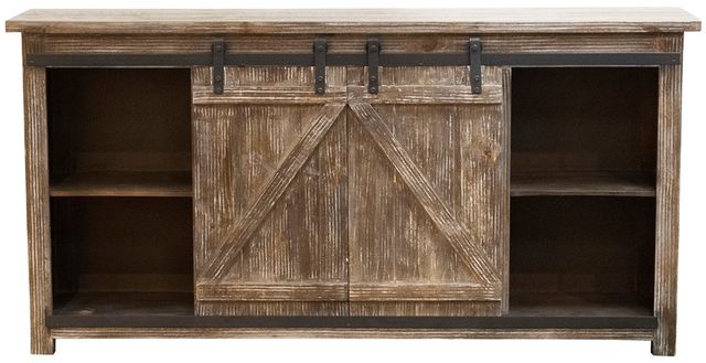 American Wholesale Furniture Barnwood 60" TV Console-0