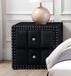 Furniture of America® Farese Black Nightstand-1