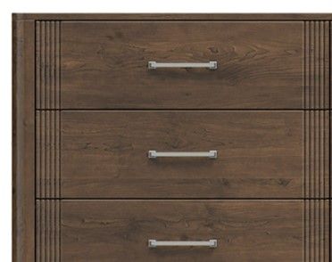 Country View Woodworking Westroom Bedroom Brown Maple 66" Dresser-1