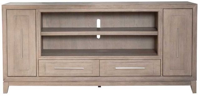 Liberty Furniture Brentwood Sandstone 80" Fireplace TV Console-2