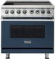 Viking® 5 Series 36'' Slate Blue Pro Style Induction Range-0