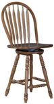 Liberty Furniture Carolina Crossing Windsor Antique Honey Swivel Counter Stool-0