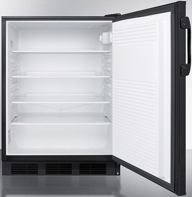 Accucold® by Summit® 24" 5.5 Cu. Ft. Black Compact Refrigerator-2
