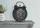 Monarch Specialties Inc. Black 12" Round Table Clock with Standard Numbers on Gear Mechanism-2
