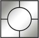 Uttermost® Spurgeon Satin Black Window Mirror-0