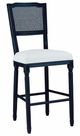 Forty West Camille Black/Washable White Bar Stool-0
