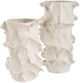 Uttermost® Ripple Crest 2-Piece White Vase Set-0