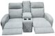 Signature Design by Ashley® Gauntlet Sterling Manual Reclining Loveseat with Console-1