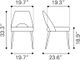 Zuo® Modern Leith Black/Walnut Dining Side Chair-2