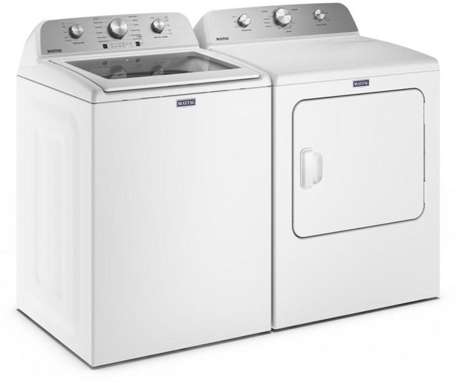 Maytag® White Top Load Washer & Electric Dryer Laundry Pair-1