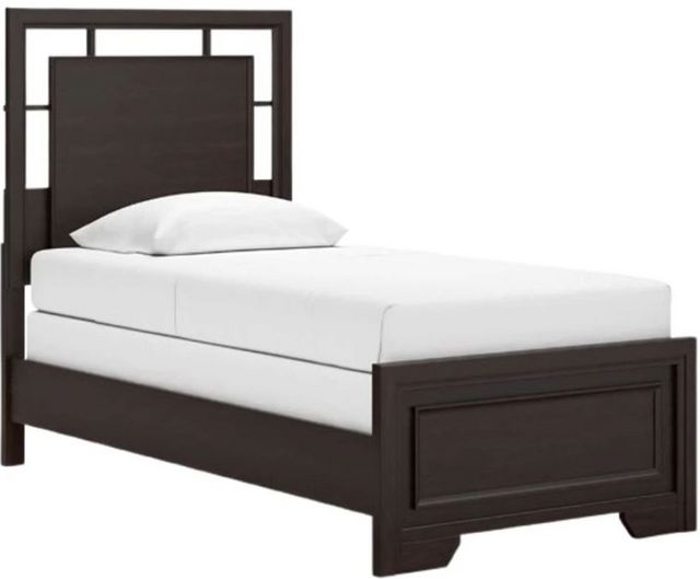 Signature Design by Ashley® Covetown Dark Brown Twin Panel Bed